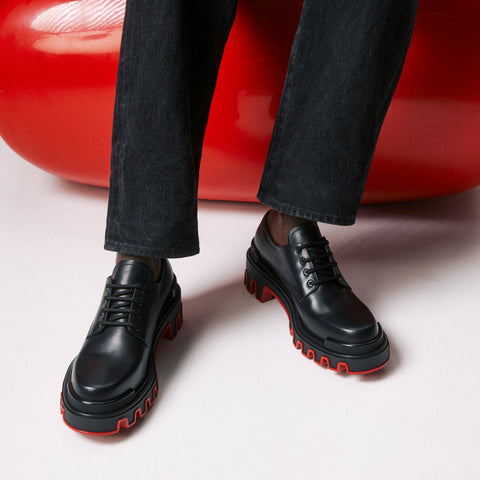 Christian Louboutin Trott Dune Men Shoes | Color Black