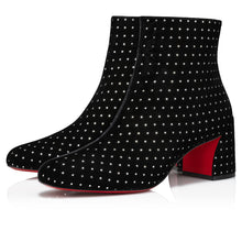 Load image into Gallery viewer, Christian Louboutin Turela Plum Strass Women Shoes | Color Black
