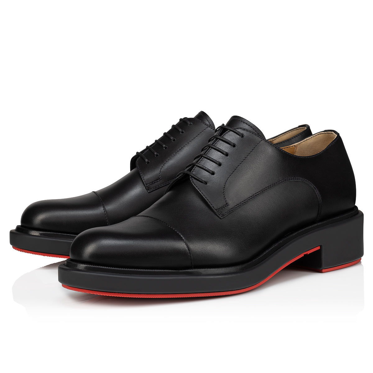 Red Sole Black Louboutin Shoes Mens Red Bottom Men Dress Shoes Red