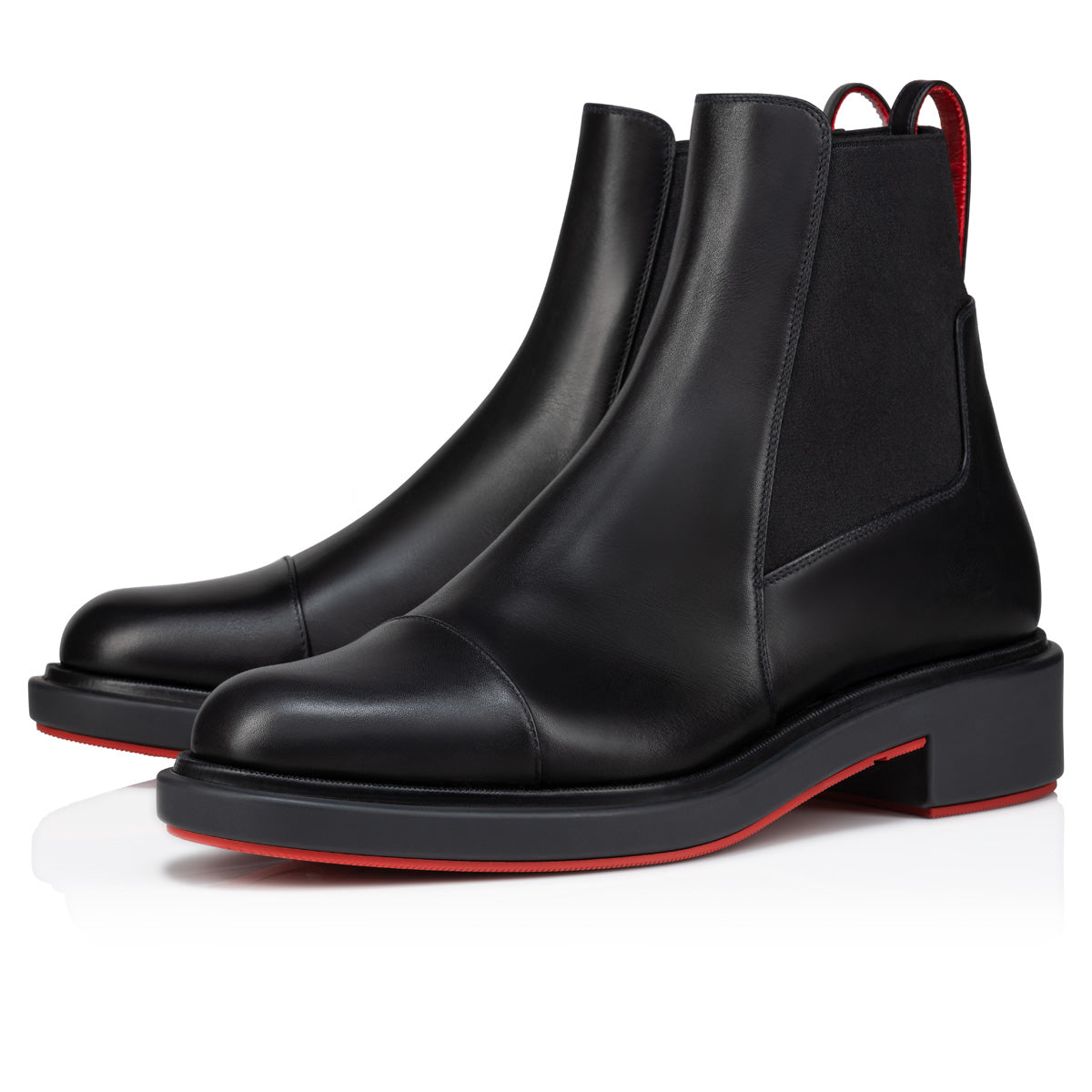 Christian Louboutin Urbino Chelsea Men Shoes | Color Black