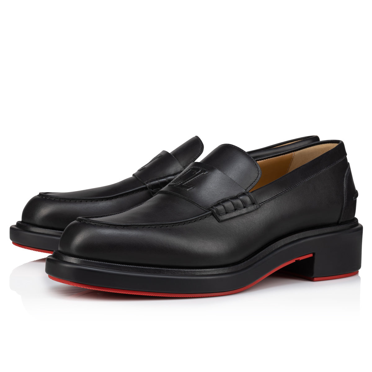 Christian Louboutin Urbino Moc Men Shoes | Color Black