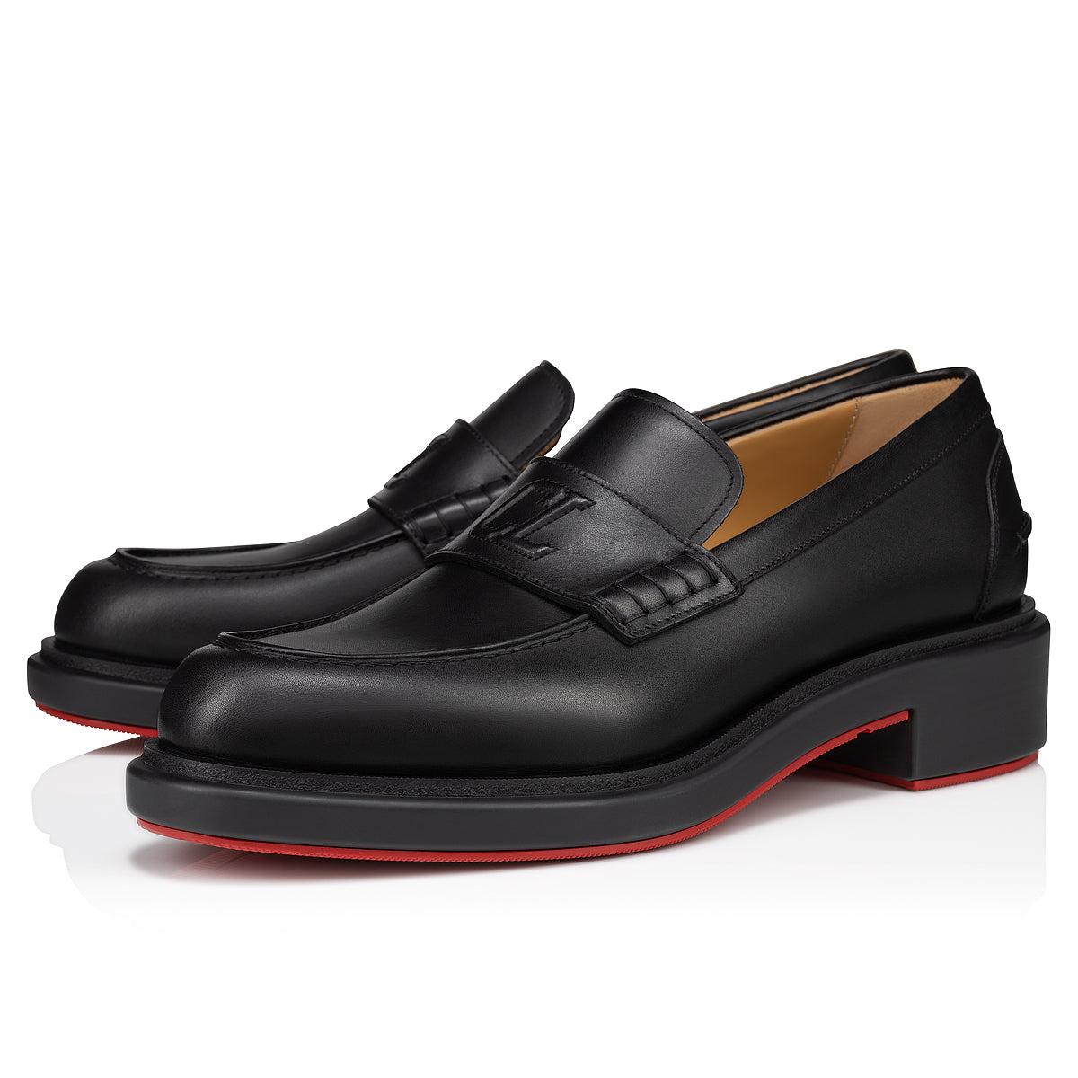 Christian Louboutin Urbino Moc Men Shoes | Color Black