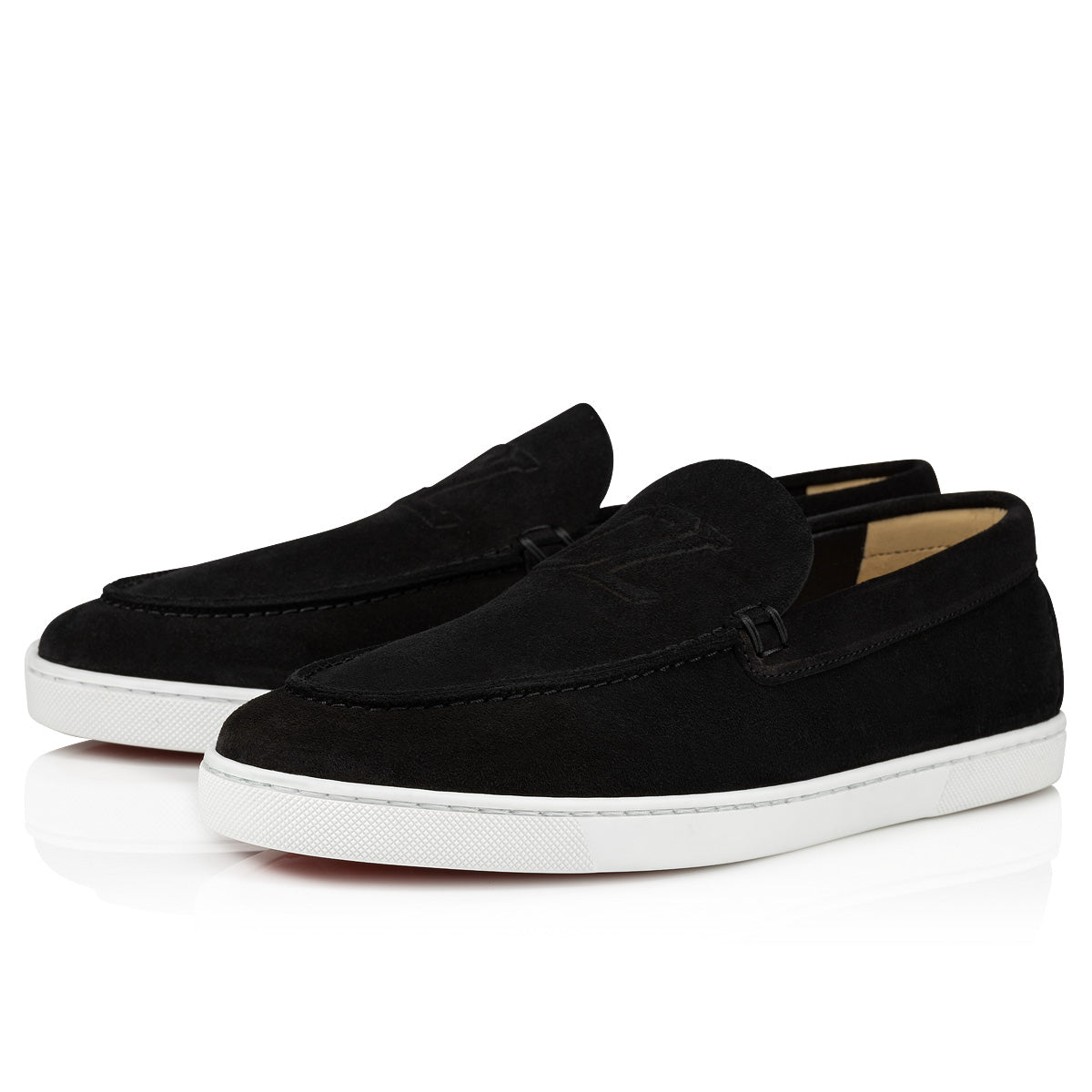 Christian Louboutin Varsiboat Men Shoes | Color Black