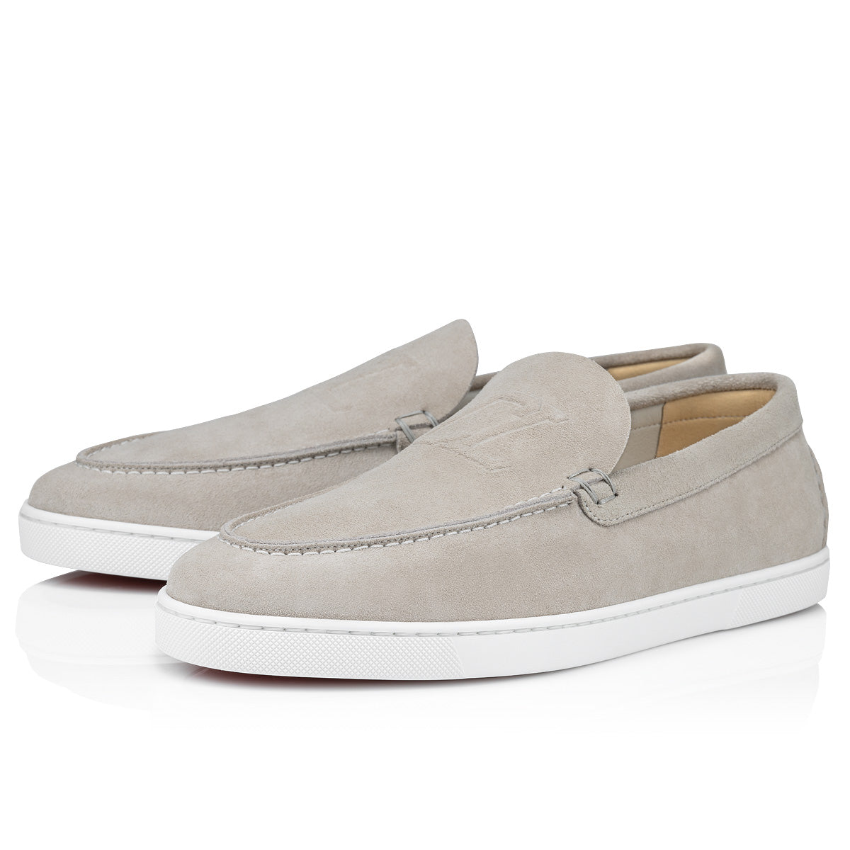 Christian Louboutin Varsiboat Men Shoes | Color Grey