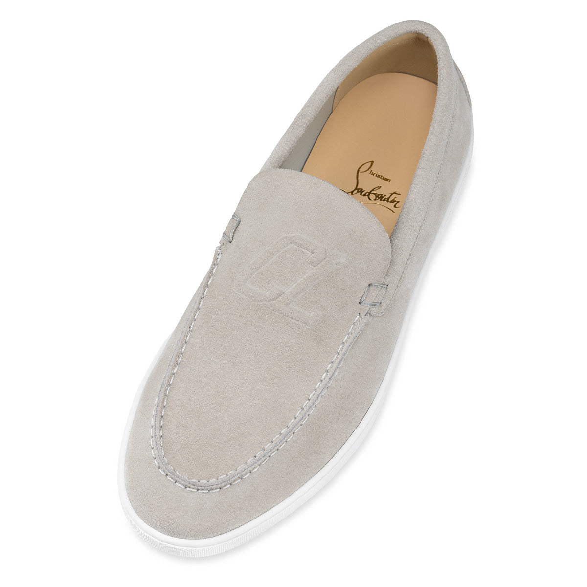 Christian Louboutin Varsiboat Men Shoes | Color Grey