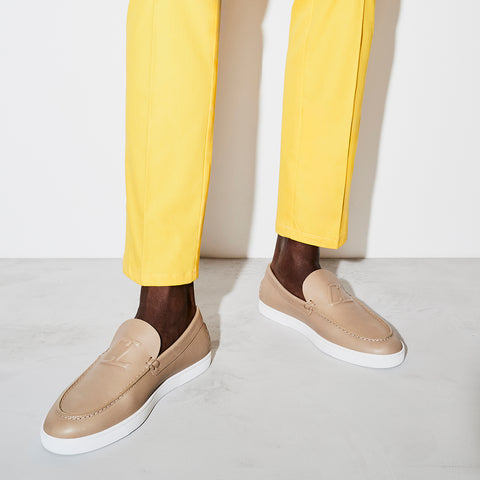 Christian Louboutin Varsiboat Men Shoes | Color Beige
