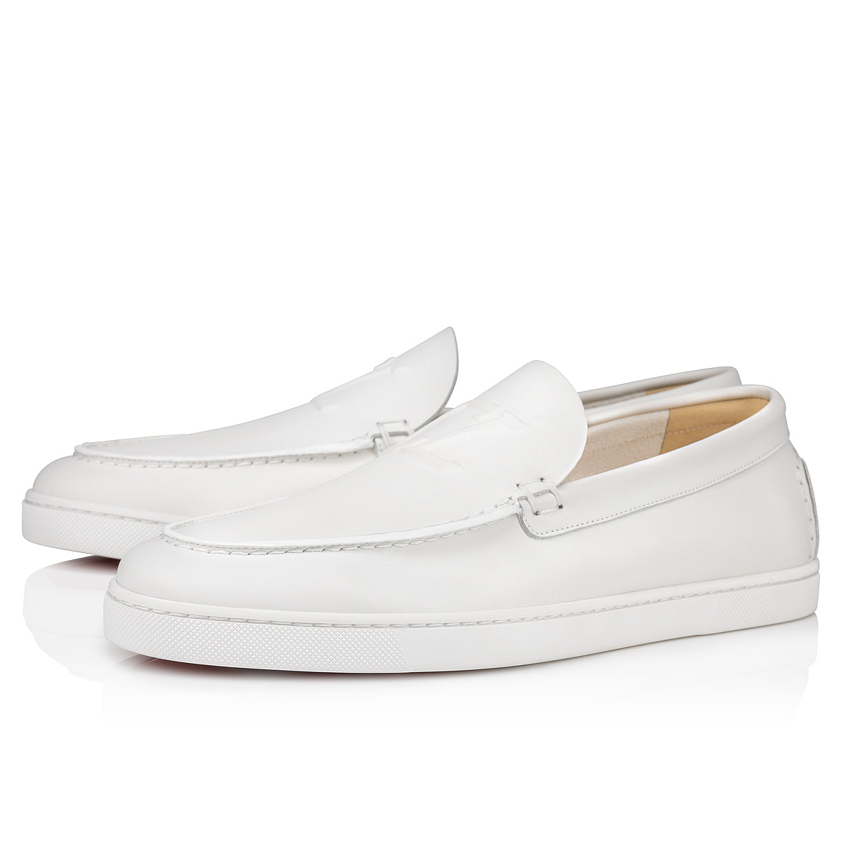 Christian Louboutin Varsiboat Men Shoes | Color White