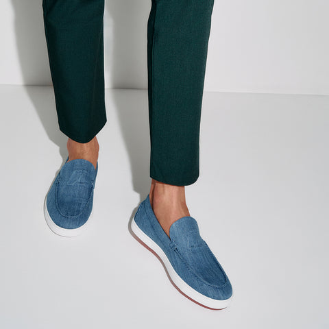 Christian Louboutin Varsiboat Men Shoes | Color Blue