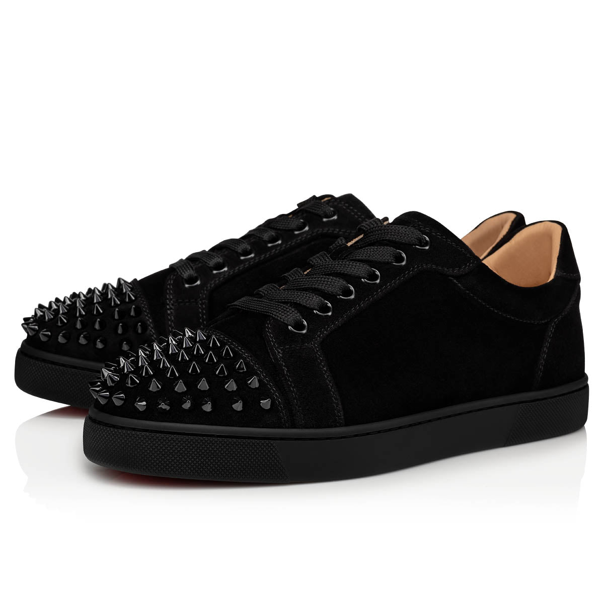 Christian Louboutin Vieira Spikes Women Shoes | Color Black