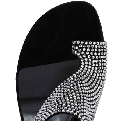Christian Louboutin Viva Condora Strass Women Shoes | Color Black