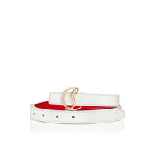 Load image into Gallery viewer, Christian Louboutin Cl Logo Women Belts | Color White
