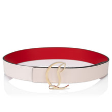 Load image into Gallery viewer, Christian Louboutin Cl Logo Belt Women Belts | Color Beige
