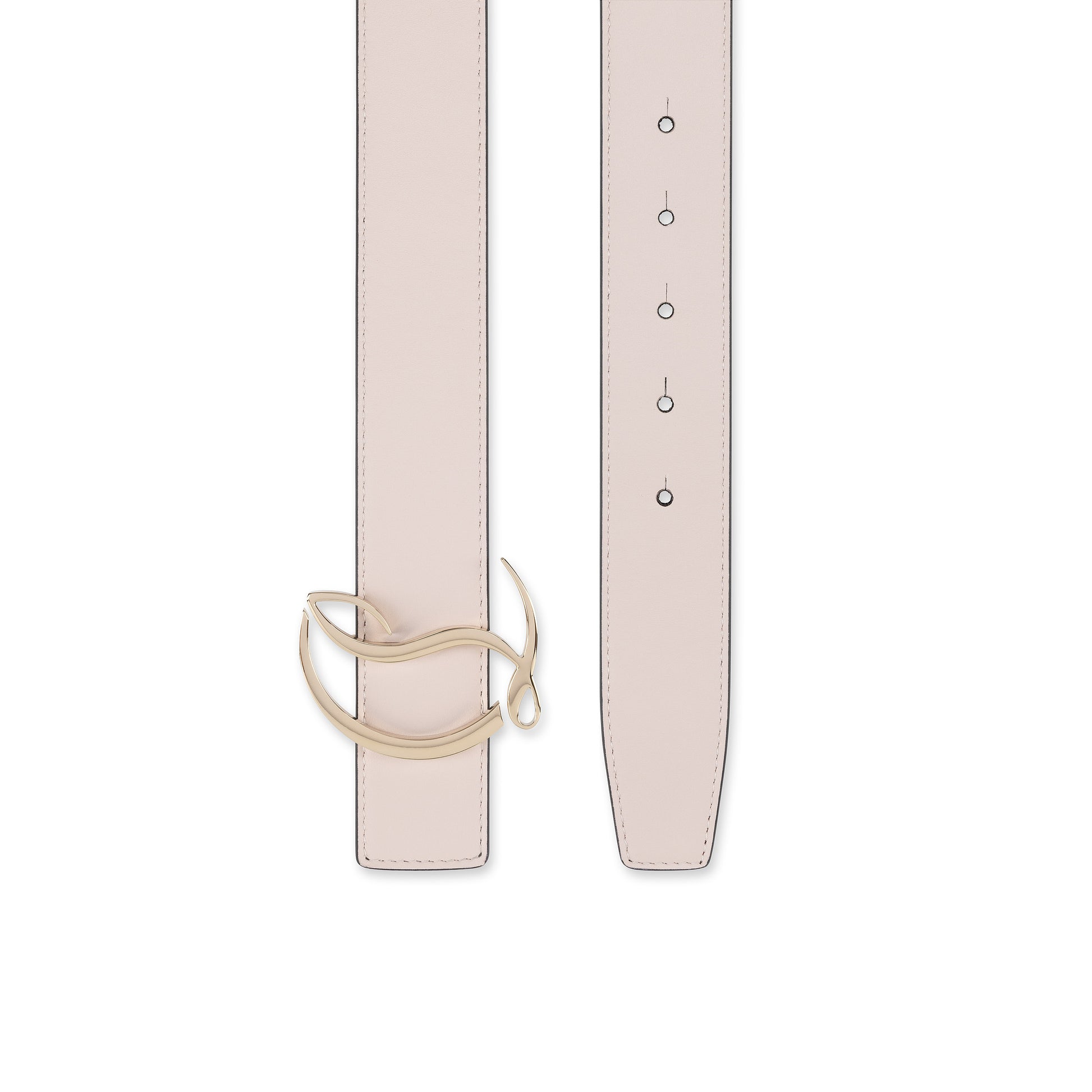 Christian Louboutin Cl Logo Belt Women Belts | Color Beige