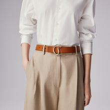 Load image into Gallery viewer, Christian Louboutin Cl Logo Belt  Women Belts | Color Brown
