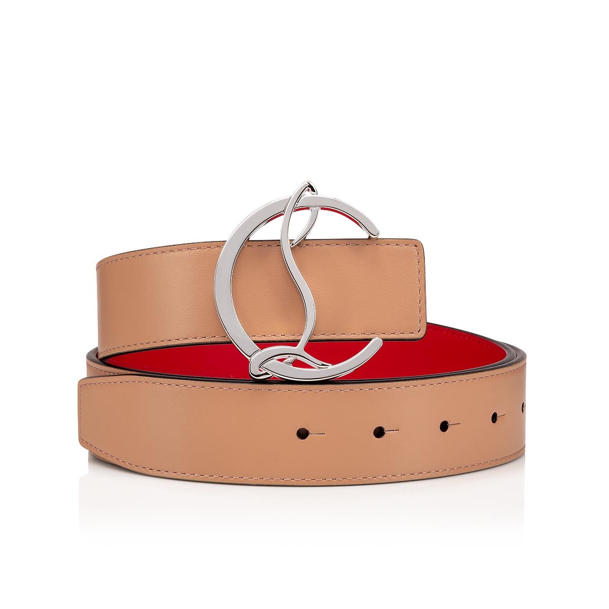 Christian Louboutin Cl Logo Women Belts | Color Beige