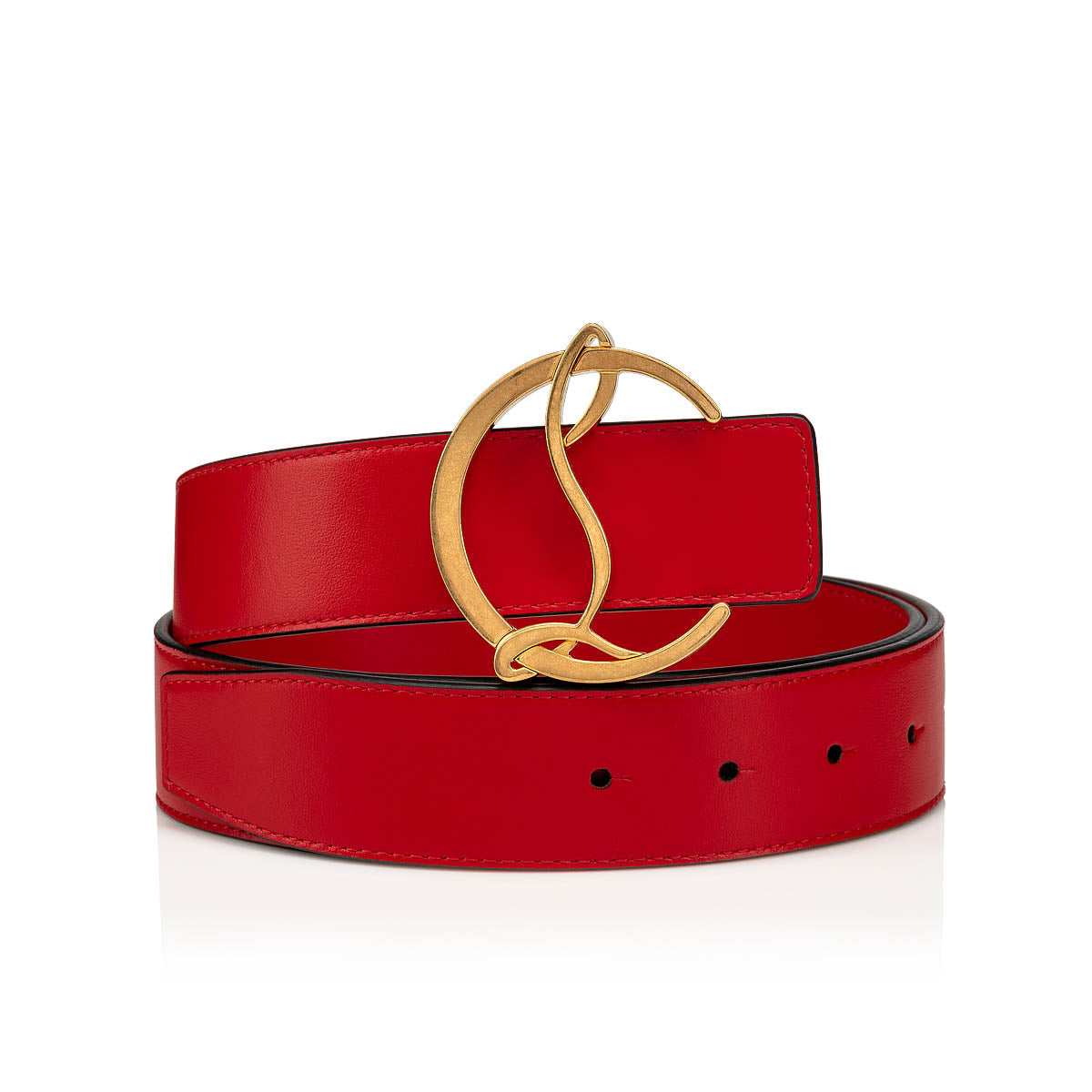 Christian Louboutin Cl Logo Women Belts | Color Red