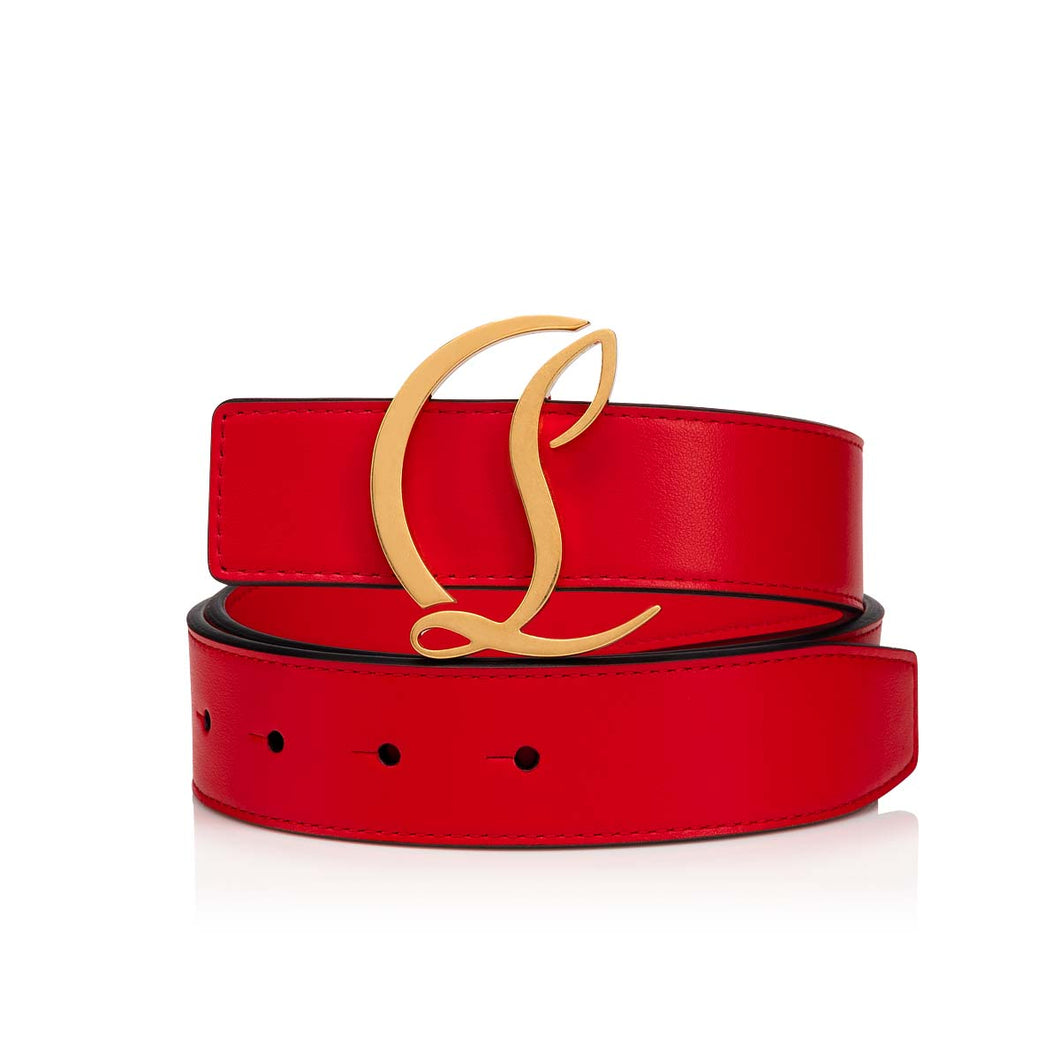 Christian Louboutin Cl Logo Women Belts | Color Red