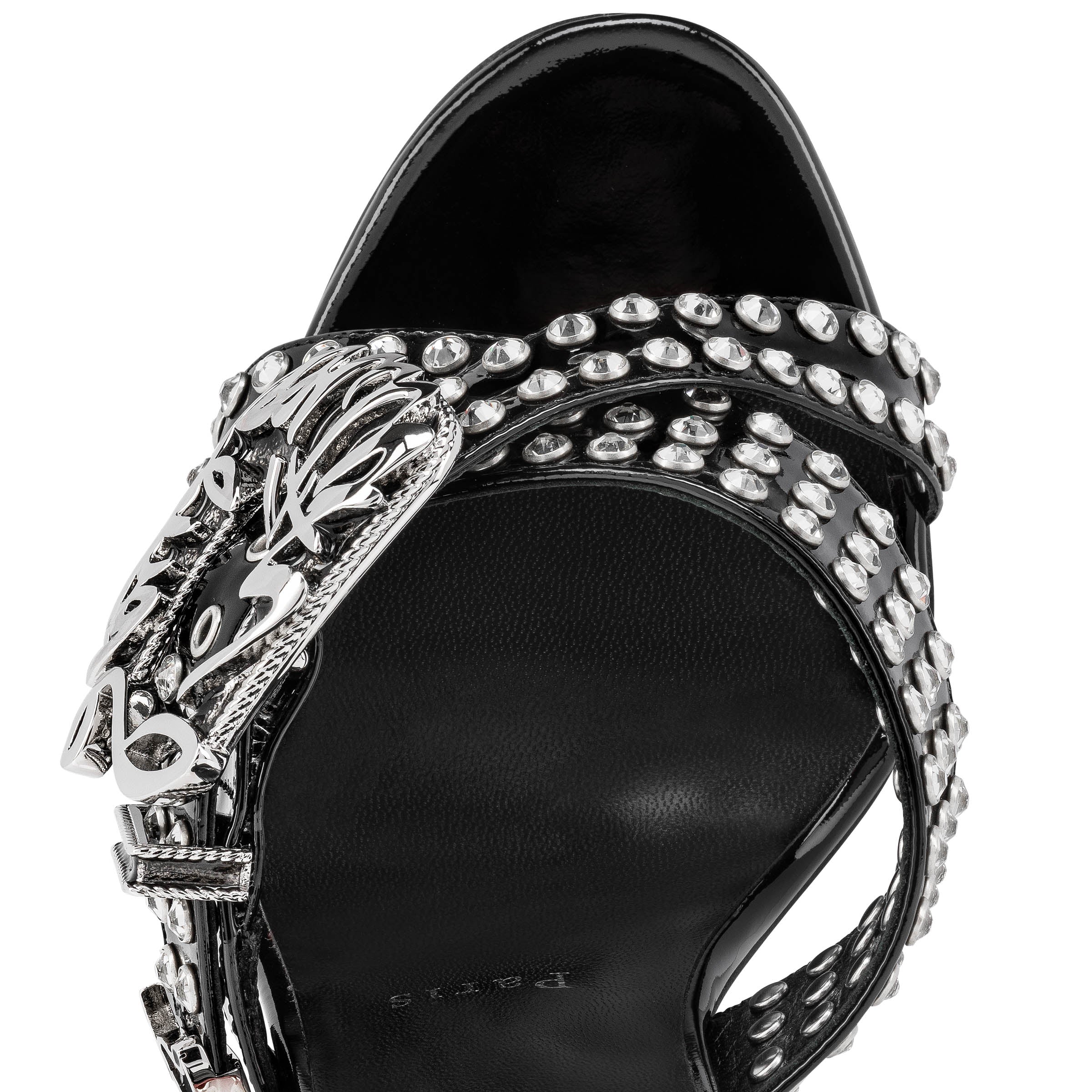 Christian Louboutin Wosandal Pic Women Shoes | Color Black