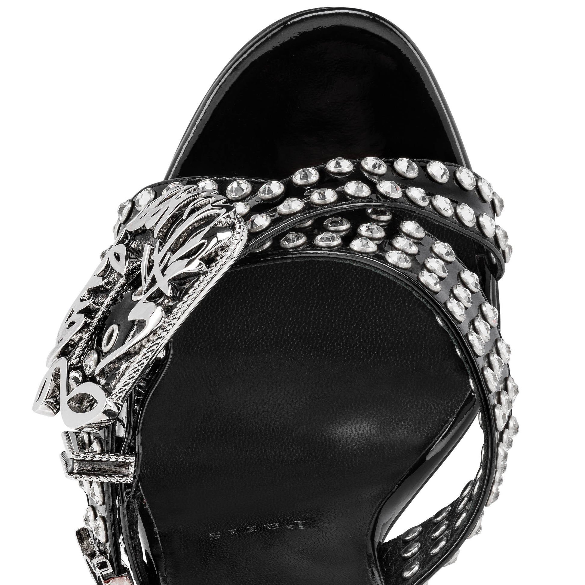 Christian Louboutin Wosandal Pic Women Shoes | Color Black
