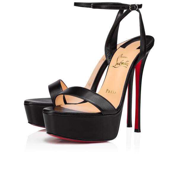 Christian Louboutin Loubi Queen Alta Women Shoes | Color Black