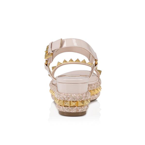 Christian Louboutin Pyraclou Women Shoes | Color Beige