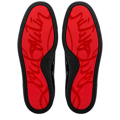 Christian Louboutin Louis Junior Spikes Men Shoes | Color Black