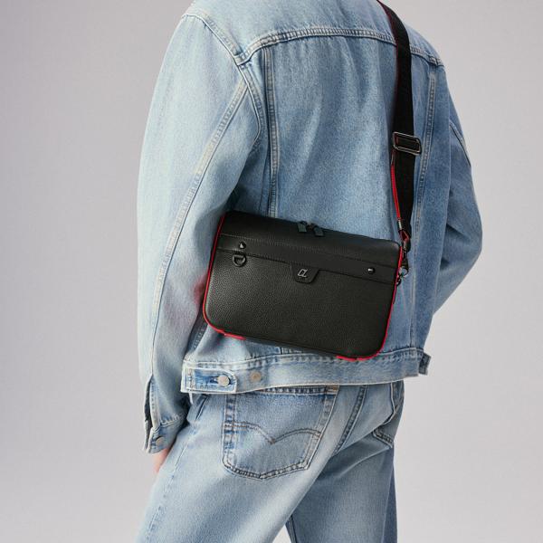 Christian Louboutin Ruisbuddy Men Bags | Color Black