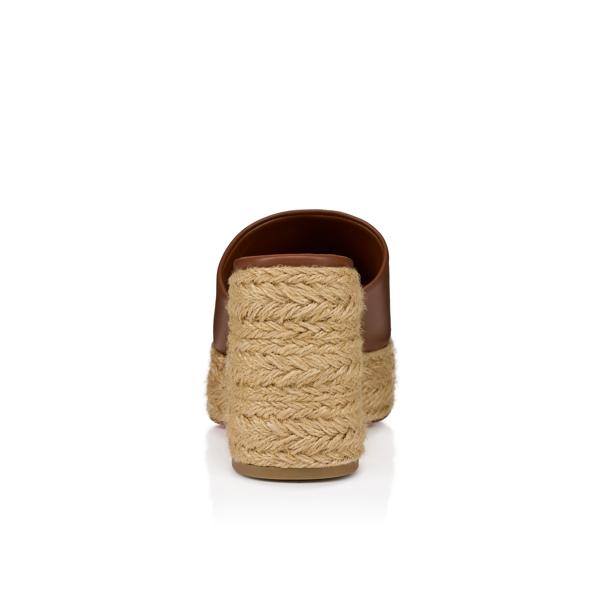 Christian Louboutin Calakala Mule Women Shoes | Color Brown_new