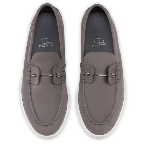 Christian Louboutin Chambeliboat Men Shoes | Color Grey
