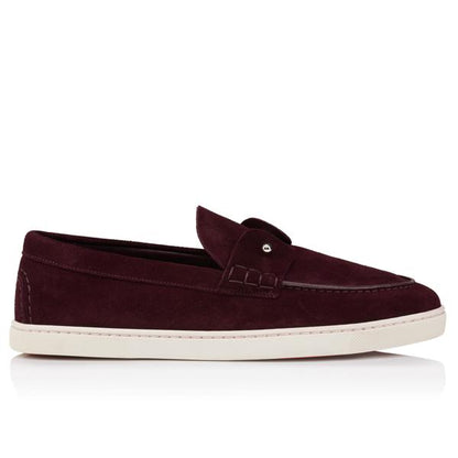 Christian Louboutin Chambeliboat Men Shoes | Color Red