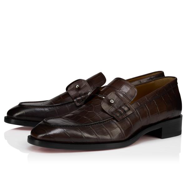 Christian Louboutin Chambelimoc Men Shoes | Color Brown New