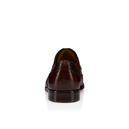 Christian Louboutin Grave Derby Men Shoes | Color Brown New