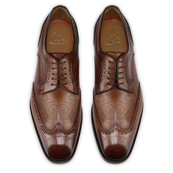 Christian Louboutin Grave Derby Men Shoes | Color Brown New