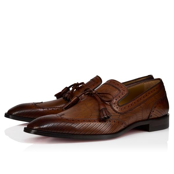 Christian Louboutin Grave Moc Men Shoes | Color Brown New