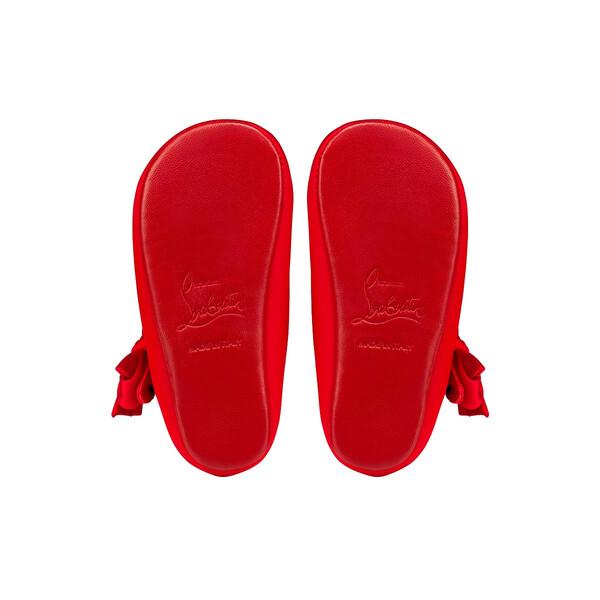 Christian Louboutin Lou Babe Kids Unisex Shoes | Color Red