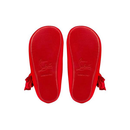 Christian Louboutin Lou Babe Kids Unisex Shoes | Color Red