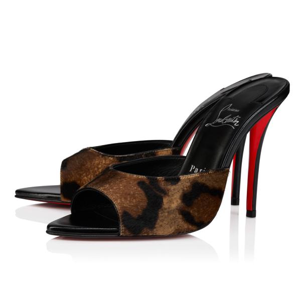 Christian Louboutin Miss Z Mule Women Shoes | Color Brown_new