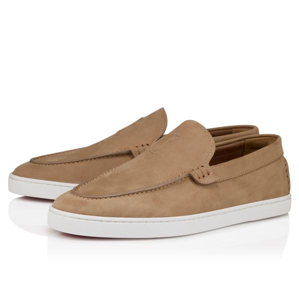 Christian Louboutin Moonboat Men Shoes | Color Beige