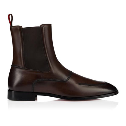 Christian Louboutin Serchelsea Men Shoes | Color Brown New