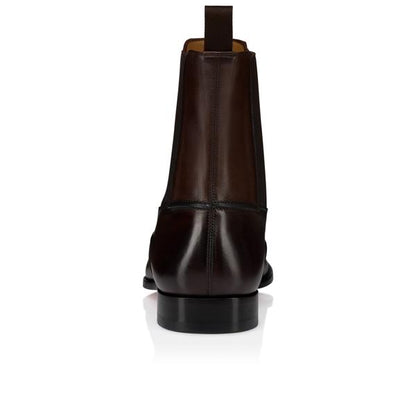 Christian Louboutin Serchelsea Men Shoes | Color Brown New