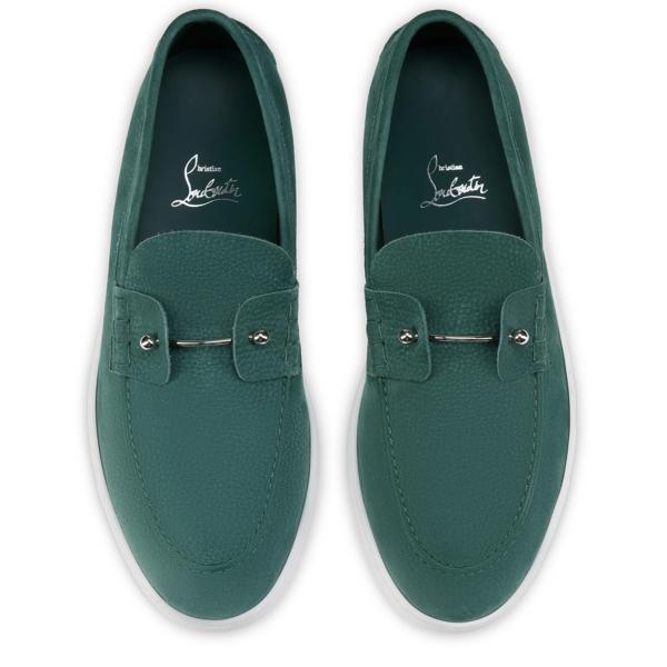 Christian Louboutin Chambeliboat Men Shoes | Color Green