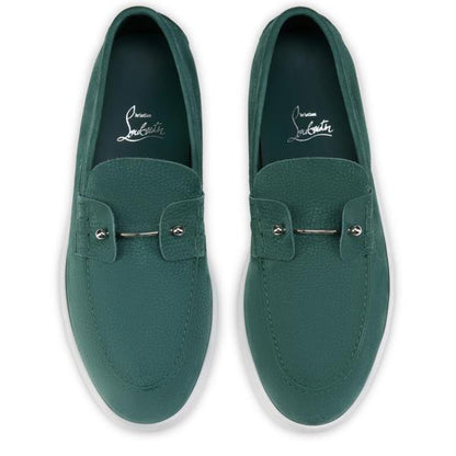 Christian Louboutin Chambeliboat Men Shoes | Color Green