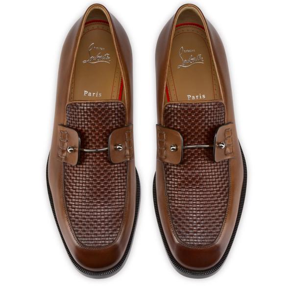 Christian Louboutin Chambelimoc Men Shoes | Color Brown