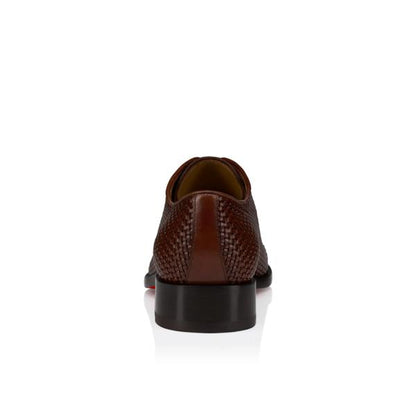 Christian Louboutin Chambeliboat Men Shoes | Color Brown