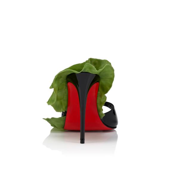 Christian Louboutin Einsnail On The Feet Mule Women Shoes | Color Black