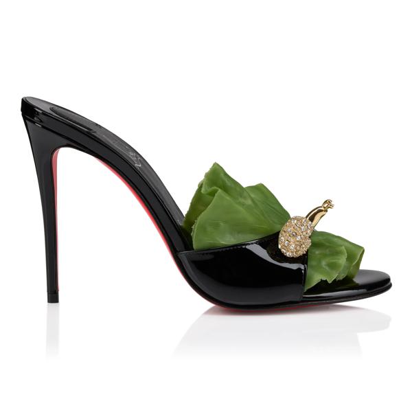 Christian Louboutin Einsnail On The Feet Mule Women Shoes | Color Black