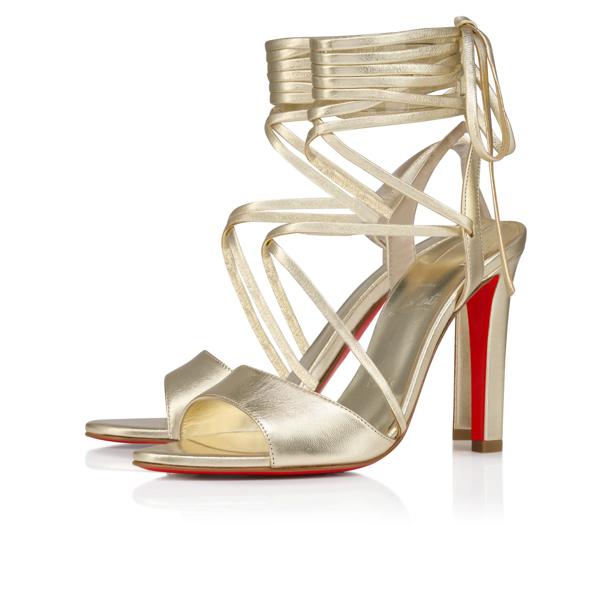 Christian Louboutin Fanny Randa Women Shoes | Color Gold