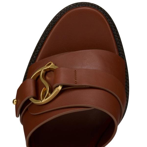 Christian Louboutin Her In Roma Mule Women Shoes | Color Brown New