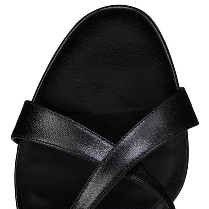 Christian Louboutin Mulazee Cross Women Shoes | Color Black