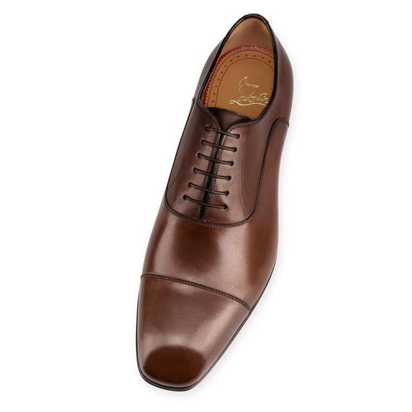 Christian Louboutin Greggo Men Shoes | Color Brown New